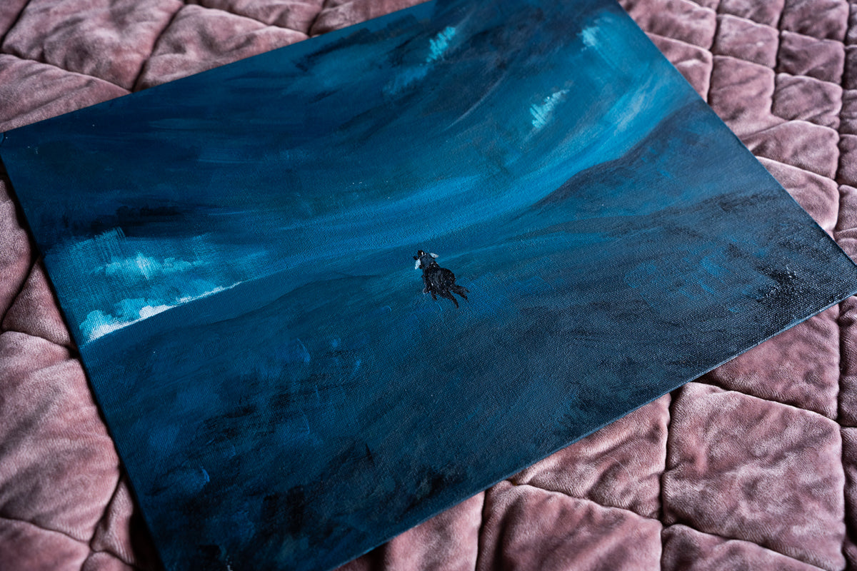 Left in the Abyss | Original Acrylic Painting