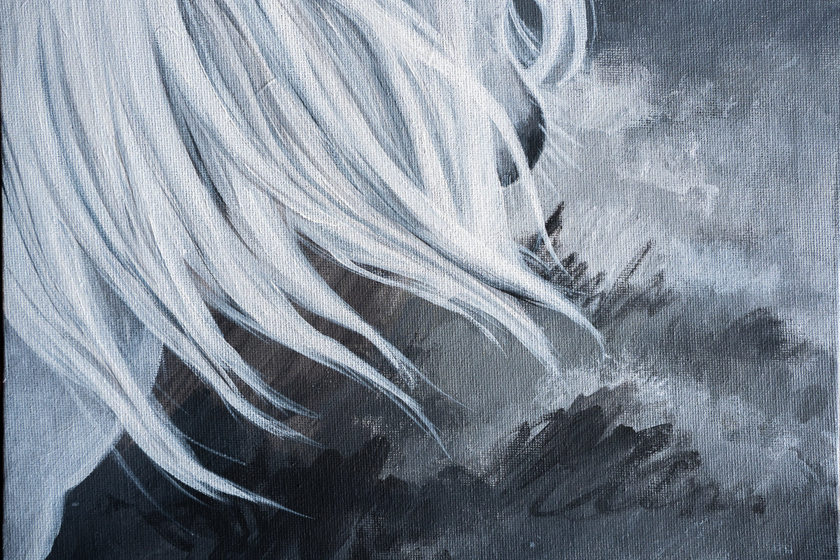 The Lace Mare | Original Acrylic Painting