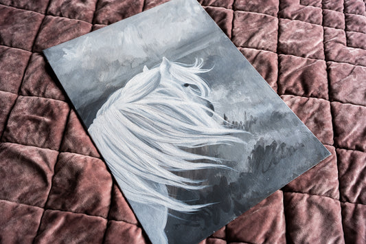 The Lace Mare | Original Acrylic Painting